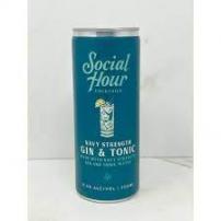 Social Hour Cocktails Navy Strength Gin & Tonic (250ml) (250ml)
